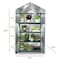 Hastings Home 4-Tier Greenhouse - Portable Mini Gardening Shelving Rack with Cover for Indoor Outdoor Plants 720515XEB - alternate 2
